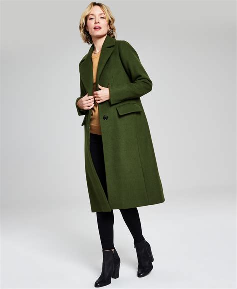 michael kors wool zipper coat|Michael Kors single breasted coat.